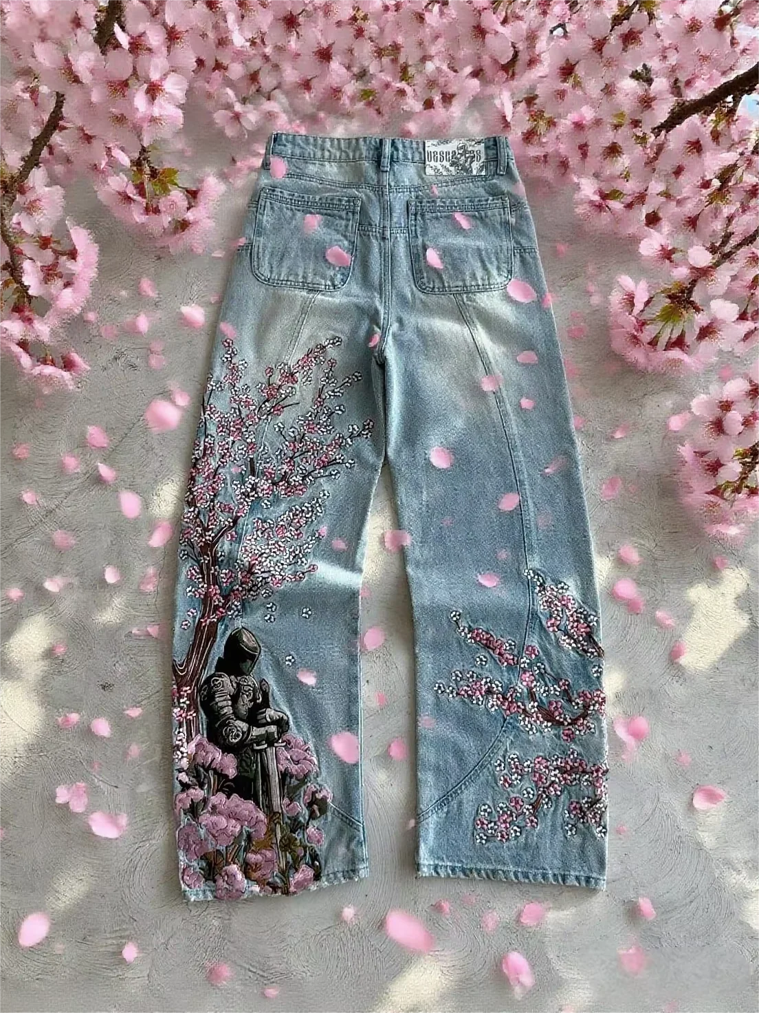 Jean Denim "Heritage Japonais" – Broderies Artisanales Édition Limitée – Image 7