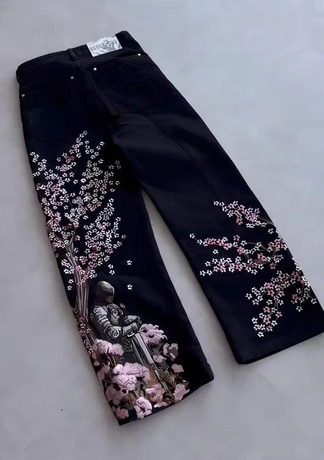 Jean Denim "Heritage Japonais" – Broderies Artisanales Édition Limitée – Image 8